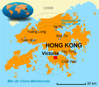 Hong Kong carte