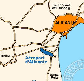 Plan de lAéroport d'Alicante