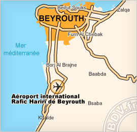 Plan de lAéroport international Rafic Hariri de Beyrouth
