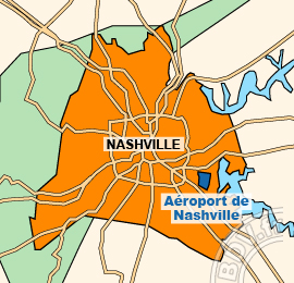 Plan de lAéroport de Nashville