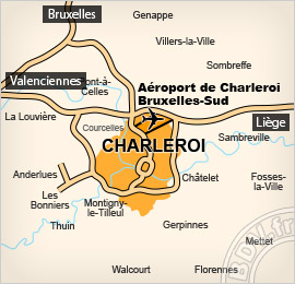 Plan de lAéroport de Charleroi Bruxelles-Sud