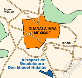 Plan de lAéroport de Guadalajara - Don Miguel Hidalgo