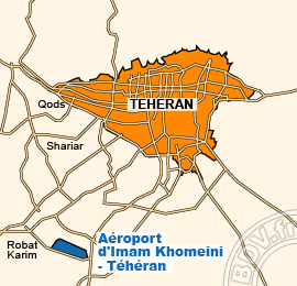 Plan de lAéroport d'Imam Khomeini - Téhéran