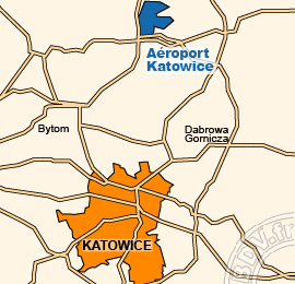 Plan de lAéroport Katowice