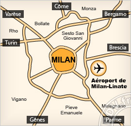 Plan de lAéroport de Linate - Milan