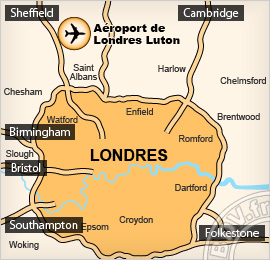 Plan de lAéroport London Luton