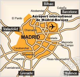Plan de lAéroport de Barajas