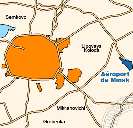 Plan de lAéroport de Minsk