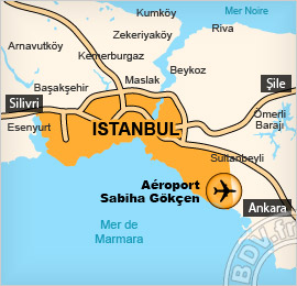 Plan de lAéroport International de Sabiha Gökçen