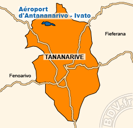 Plan de lAéroport d'Antananarivo - Ivato