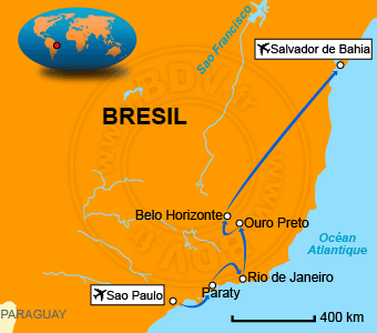 Carte circuit Rio-de-janeiro