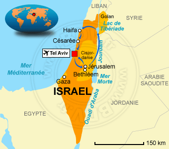 Carte circuit Jerusalem