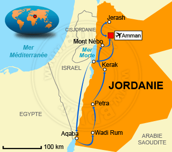 Carte circuit Jerash