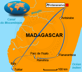 Carte circuit Antananarivo