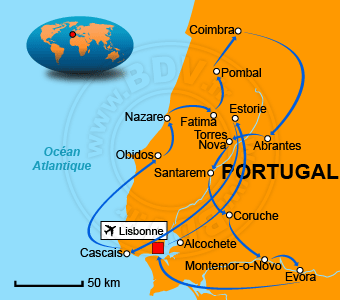 Carte circuits Portugal