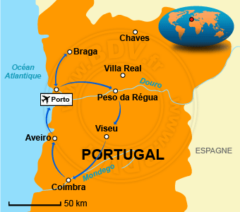 Carte circuit Porto