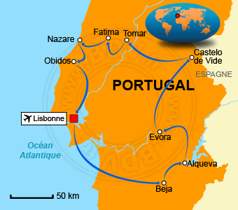 Carte circuit Vallee-du-douro