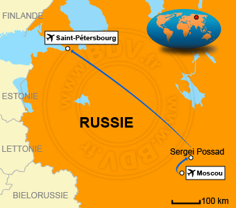 Carte circuits Russie