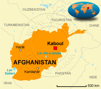 Carte de l' Afghanistan
