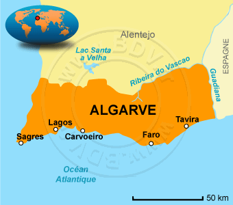 Carte l' Algarve
