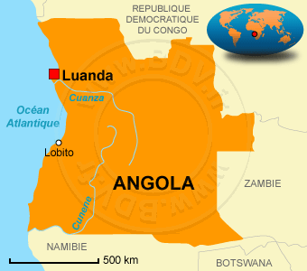 Carte de l' Angola