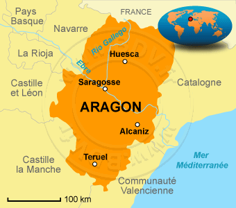 Carte de l' Aragon