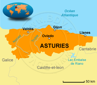 Asturies carte