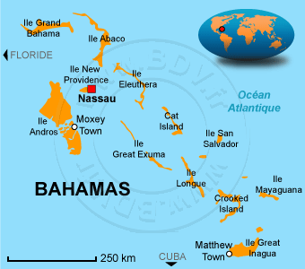 les bahamas photo et carte