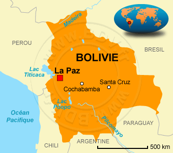 Carte de la Bolivie