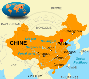 Carte de la Chine