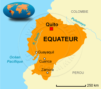 Carte de l' ÃÂquateur