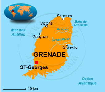 Carte de la Grenade