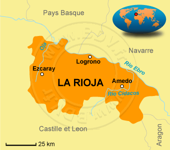 Carte de la La Rioja