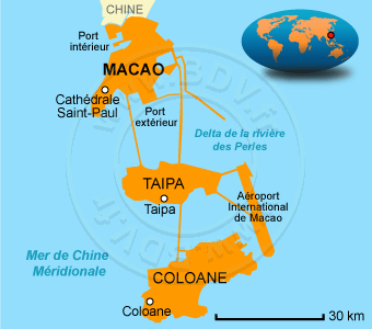 Carte de Macao