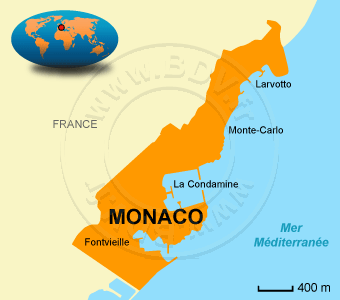 Carte de Monaco