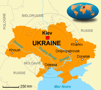 Carte de l' Ukraine