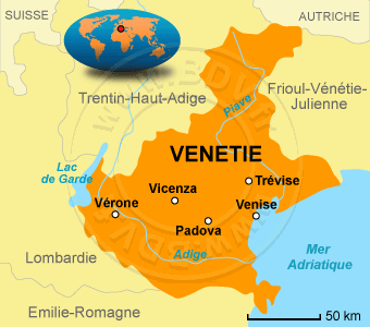 Carte de la Venetie