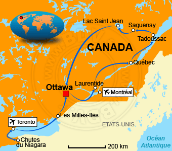 Carte circuits Canada