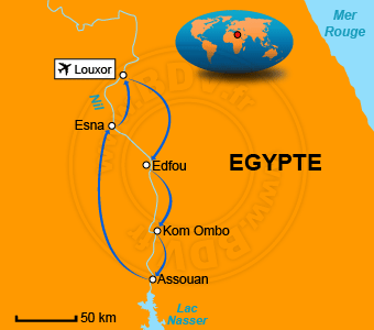 Carte circuit Hurghada