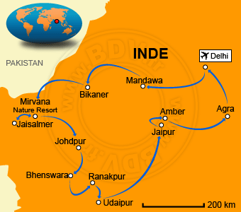 Carte circuits Inde