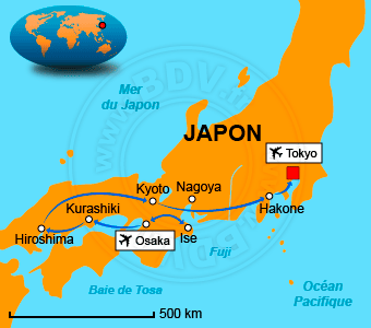 Carte circuit Kyoto