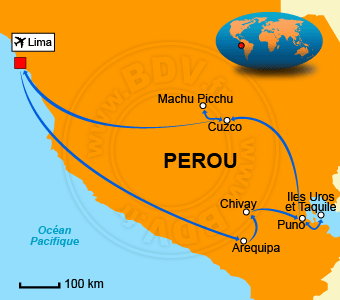 Carte circuit Cuzco