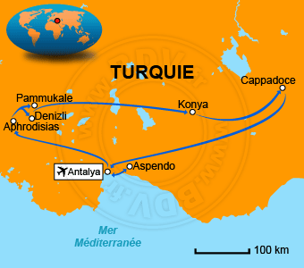 Carte circuits Turquie